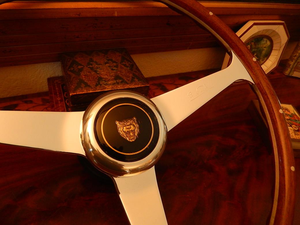 Jaguar Wood Steering Wheel XJS XJ6 XJ12 1988 to 1989 NARDI NOS New 15
