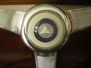 Original Nardi Wood Steering Wheel with Original Hub fi on all Mercedes from 1976 to 1979