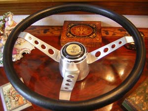 shelby leather steering wheel